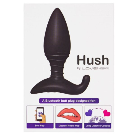 Анальная смарт вибропробка Lovense Hush, размер S || 
