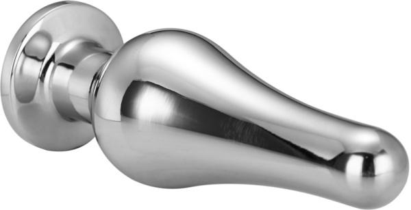 DT21825 Анальная пробка конической формы Dream Toys GLEAMING LOVE SILVER PLEASURE PLUG L