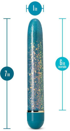Классический вибратор Blush THE COLLECTION ASTRAL TEAL || 