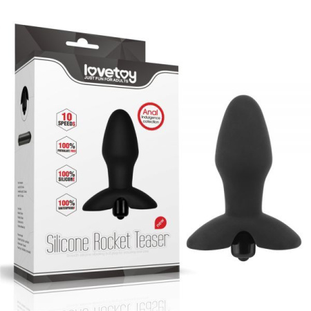 Анальный плаг с вибрацией Vibrating Rocket Teaser || 