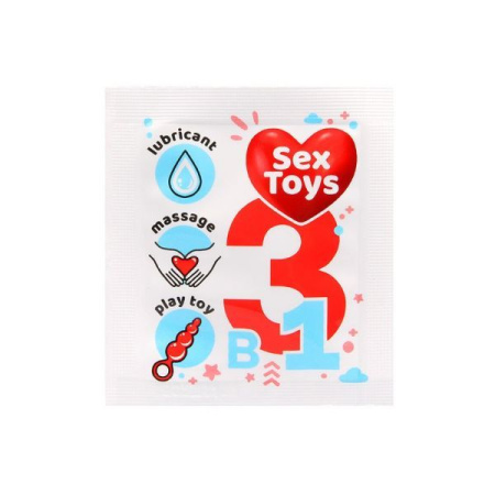 Ухаживающий гель-лубрикант на водной основе SexToys, 4 г