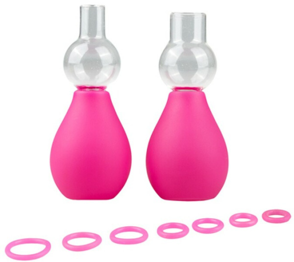 Вакуумные зажимы для сосков EasyToys Pink