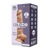 Фаллоимитатор с вибрацией SilexD Vetus Vibro Flesh (MODEL 1 size 8in), двухслойный, диаметр 4,2см || 