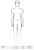 Мужской эротический костюм официанта Passion 020 SLIP black XXL/XXXL: трусики, бабочка, манжеты || 