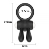 Эрекционное виброкольцо Power Clit Cockring, Black || 