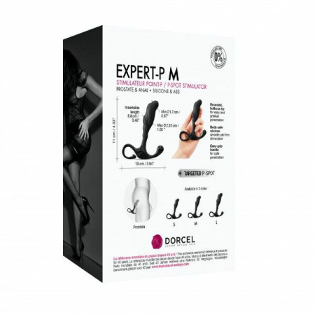 Ручной эргономичный массажер простаты Dorcel Expert P size M || 