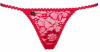 Стринги Obsessive Hetea thong red L/XL || 