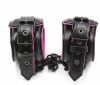 F61283 Наручники мягкие Luxury Fetish Black&Pink Hands || 