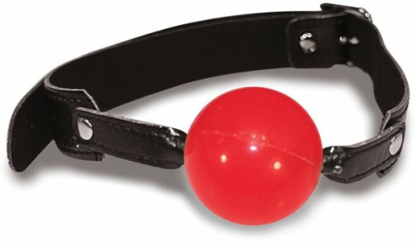 Классический кляп с шариком Sex And Mischief - Solid Red Ball Gag