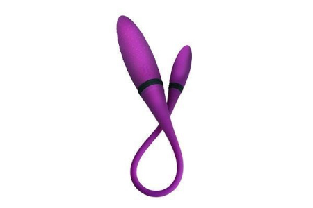 Вибратор двусторонний Adrien Lastic AD-2 с пультом LRS || 