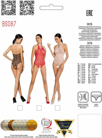Бодистокинг Passion BS087 red || 