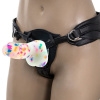 Фаллоимитатор с конфетти ADDICTION - PARTY MARTY - 7.5" - FROST & CONFETTI, 19 см, силикон || 