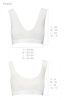 Спортивный топ из эластичного хлопка Passion PS005 TOP white, size L || 