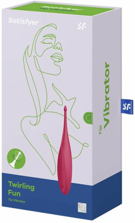 Вибратор для клитора Satisfyer Twirling Fun Poppy Red || 