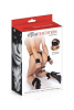Крестовина для ног и рук Fetish Tentation Cross Ankle and Wrist Straps с маской на глаза || 