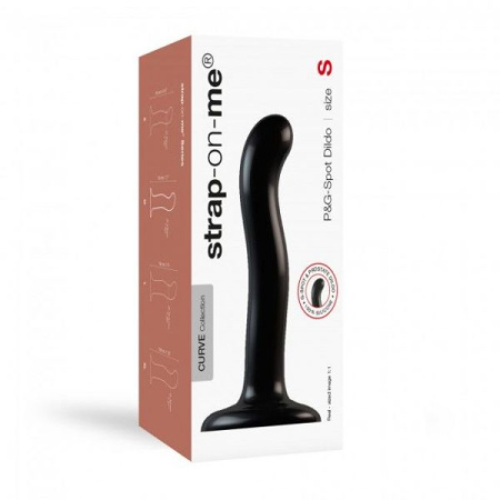 Насадка для страпона Strap-On-Me P&G-Spot Dildo, силикон, размер S || 