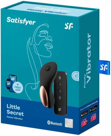 Смарт-вибратор в трусики Satisfyer Little Secret с пультом д/у || 