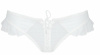 Трусики в горошек, с рюшами и шнуровкой Fatin Thong white L/XL - Passion || 