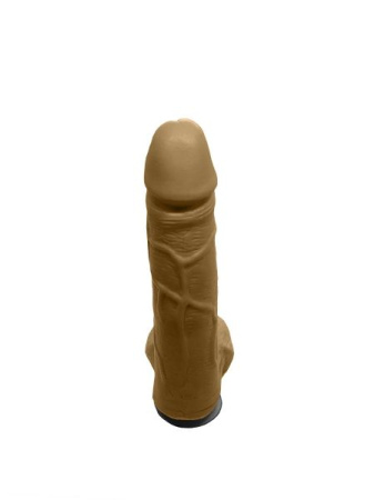 Крафтовое мыло-член с присоской Чистый Кайф Brown size M натуральное || 