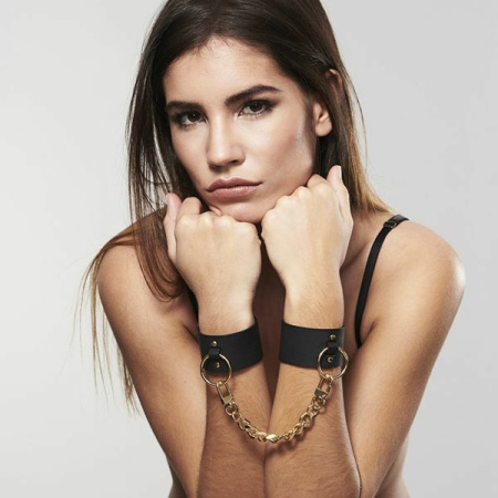 Наручники Bijoux Indiscrets MAZE - Wide Cuffs Black || 