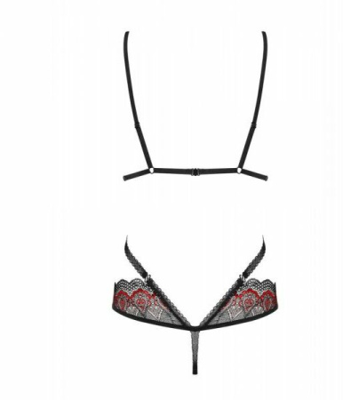 Боди Obsessive Megies teddy black S/M || 