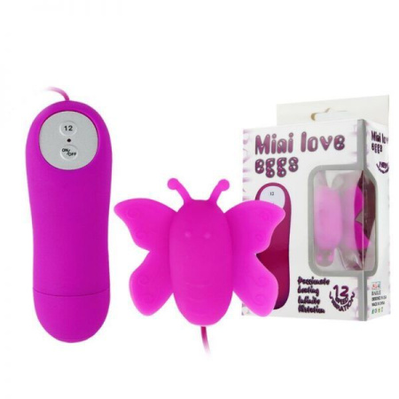 Вибростимулятор Бабочка Mini Love Eggs, Purple || 