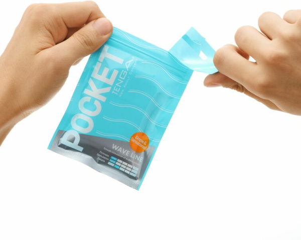 Мастурбатор TENGA Pocket Wave Line