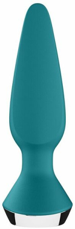 Анальная смарт-вибропробка Satisfyer Plug-ilicious 1 Petrol || 