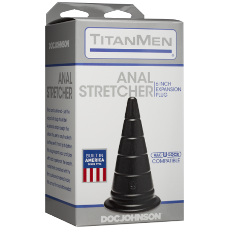 Анальный стимулятор Doc Johnson TitanMen - Anal Stretcher 6 Inch Plug, диаметр 6,6см || 