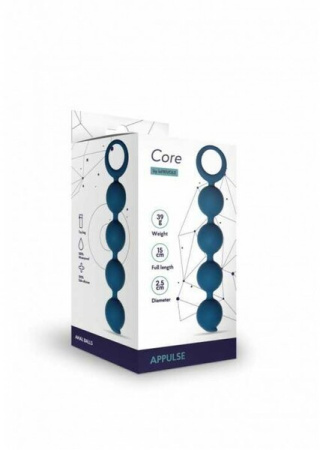 Анальные бусы Core APPULSE LeFrivole Blue || 