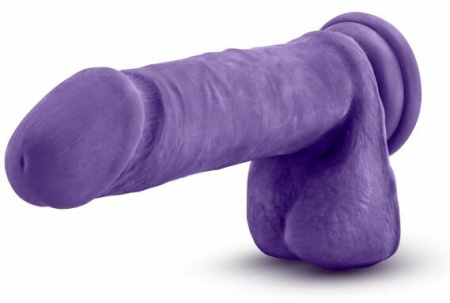 Фаллоимитатор киберкожа AU NATUREL BOLD HERO 8INCH DILDO PURPLE || 