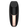 Вакуумный клиторальный стимулятор Satisfyer Love Triangle Black с управлением через интернет || 