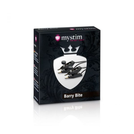 Зажимы для сосков Mystim Barry Bite для электростимуляции, с винтовой регулировкой || 
