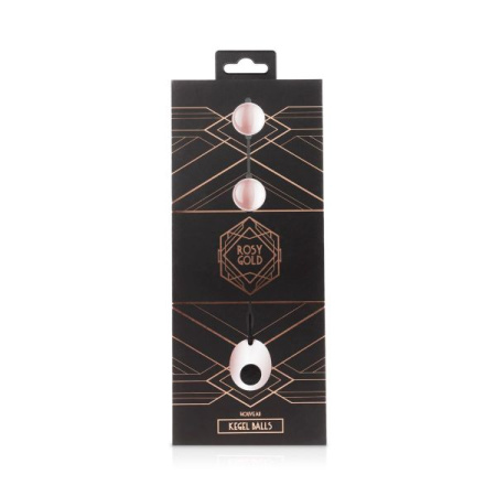 Металлические вагинальные шарики Rosy Gold - Nouveau Kegel Balls, вес 376гр, диаметр 2,8см || 