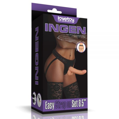 Трусики для страпона Easy Strapon Set 8.5'' || 