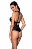 Сетчатый боди с халтером и ритмичным рисунком Hima Body black L/XL - Passion || 