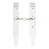 Оковы Leather Standart Leg Cuffs, White || 