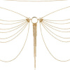 Цепочка трусики или лиф Bijoux Indiscrets MAGNIFIQUE Waist Chain - Gold, украшение на тело || 