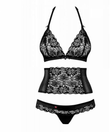 Комплект Obsessive 846-SEG-1 S/M черный || 