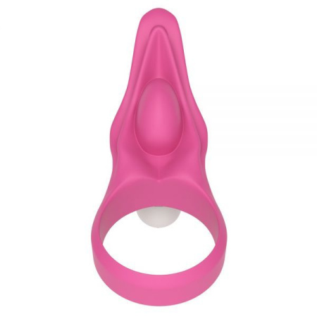Эрекционное виброкольцо Power Clit Cockring, Pink