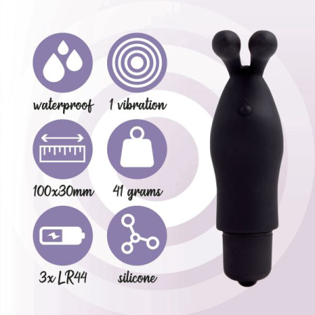 Вибратор на палец FeelzToys Magic Finger Vibrator Black || 