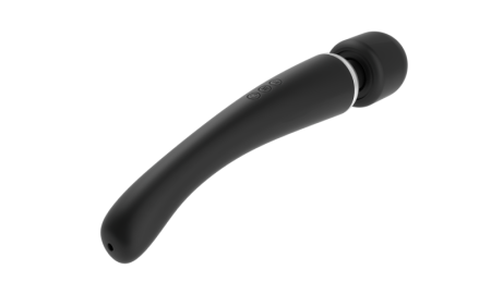 Мощный вибромассажер Dorcel MEGAWAND Black водонепроницаемый, перезаряжаемый, 160 режимов || 
