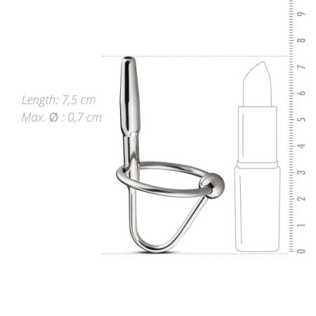 Уретральный стимулятор Sinner Gear Unbendable - Sperm Stopper Hollow Ring, 2 кольца (2,5 см и 3 см) || 