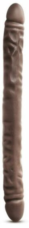 Двойной фаллоимитатор DR SKIN 18INCH CHOCOLATE || 