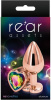 Анальная пробка REAR ASSETS ROSE GOLD HEART RAINBOW, M || 