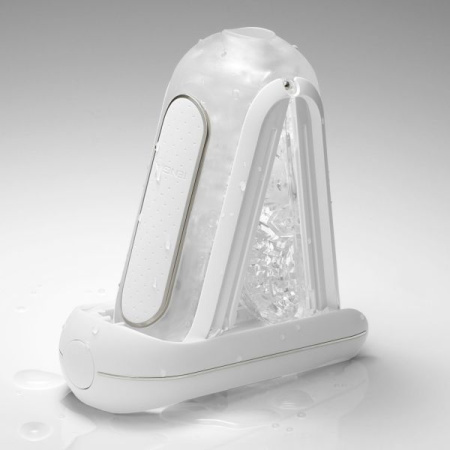 Мастурбатор Tenga Flip Zero Electronic Vibration White, изменяемая интенсивность, раскладной || 