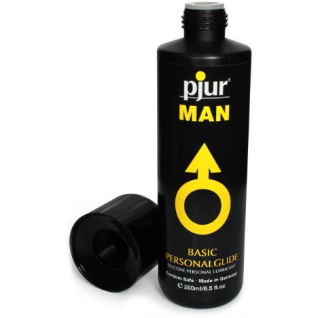 Лубрикант на силиконовой основе pjur MAN Basic personal glide 250 мл с деликатным уходом за кожей || 