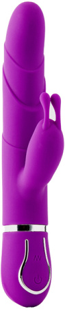 Двойной вибратор кролик Dream Toys VIBES OF LOVE FLORAL FANTASY PURPLE || 