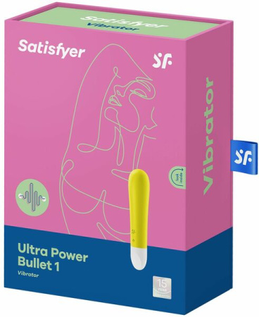 Вибропуля перезаряжаемая Ultra Power Bullet 1 Yellow || 