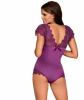 Боди Obsessive Moketta teddy purple S/M || 